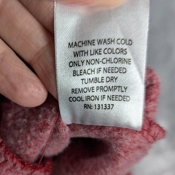 Razorbacks Hoodie Womens Medium Sweatshirt Pullover Arkansas Hogs Red Sports - Picture 4 of 9